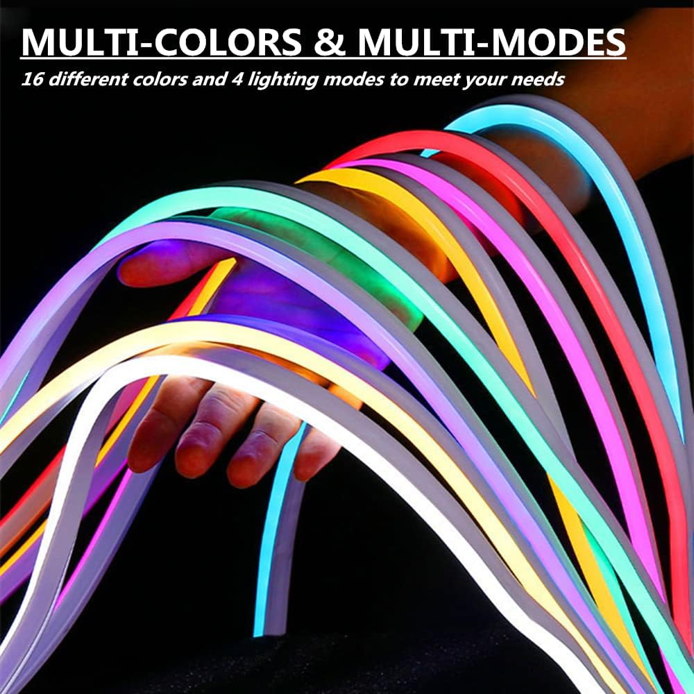 32.8ft RGB LED Rope Light with Remote, Pack of 2 V31061