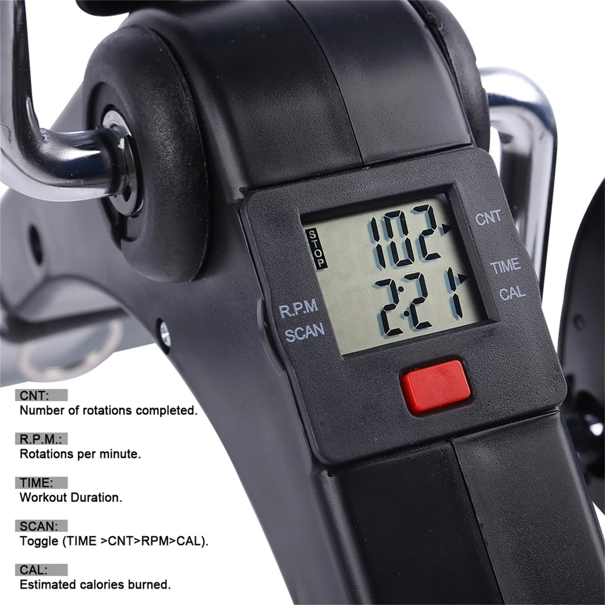 Folding Mini Exercise Bike 240 lbs G42351