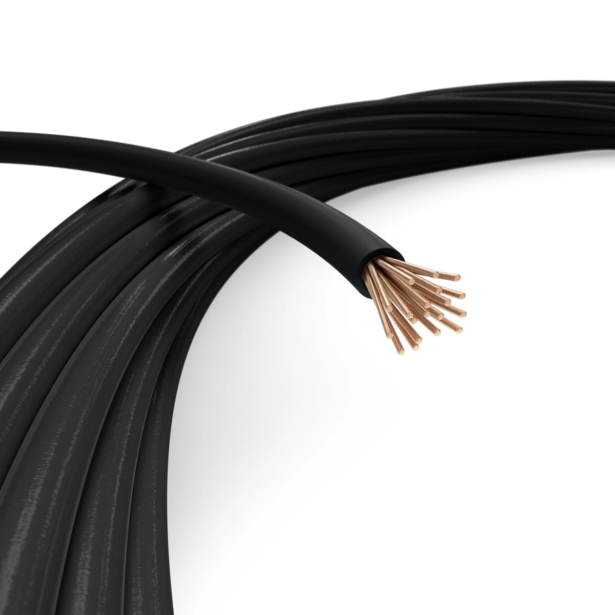 50 Feet 12 AWG Insulated Stranded Copper THHN THWN Wire Black E91302