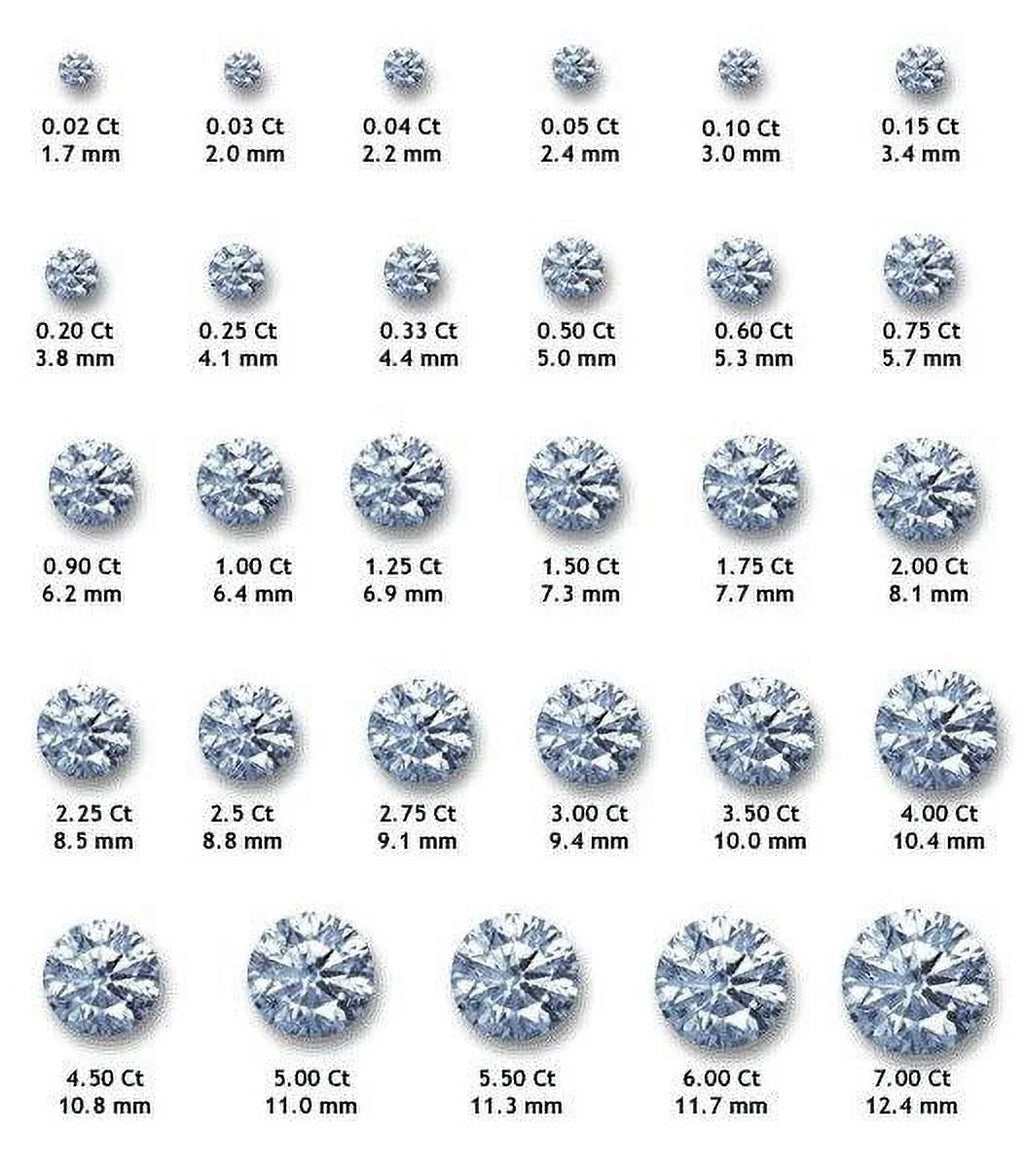 1 Carat Solitaire Round Moissanite Stud Earrings Screw Back B4257