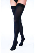 Black 15-20 Closed Toe Thigh Highs T346775