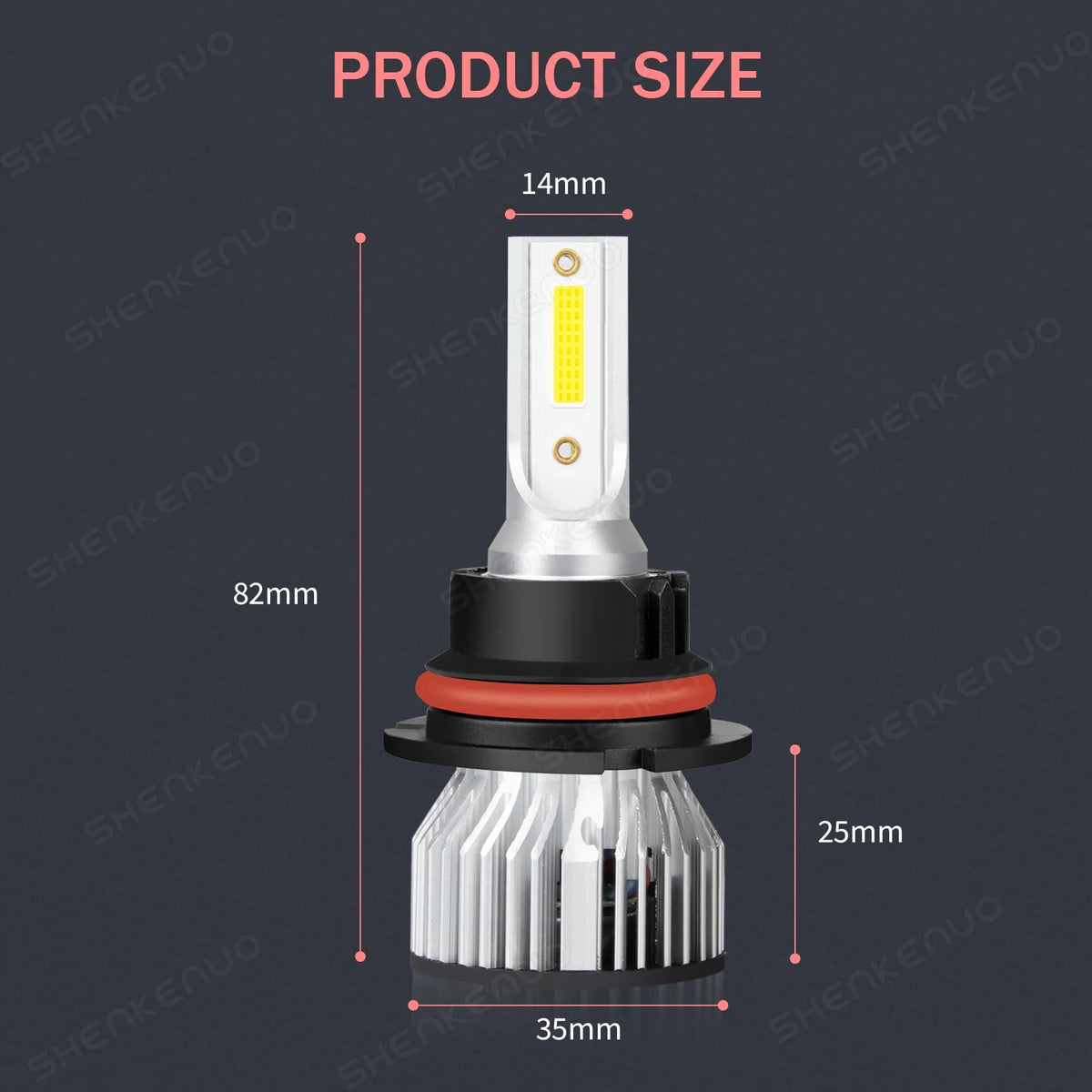 4x LED Headlight Hi/Lo Beam + Fog Light Bulbs U23366