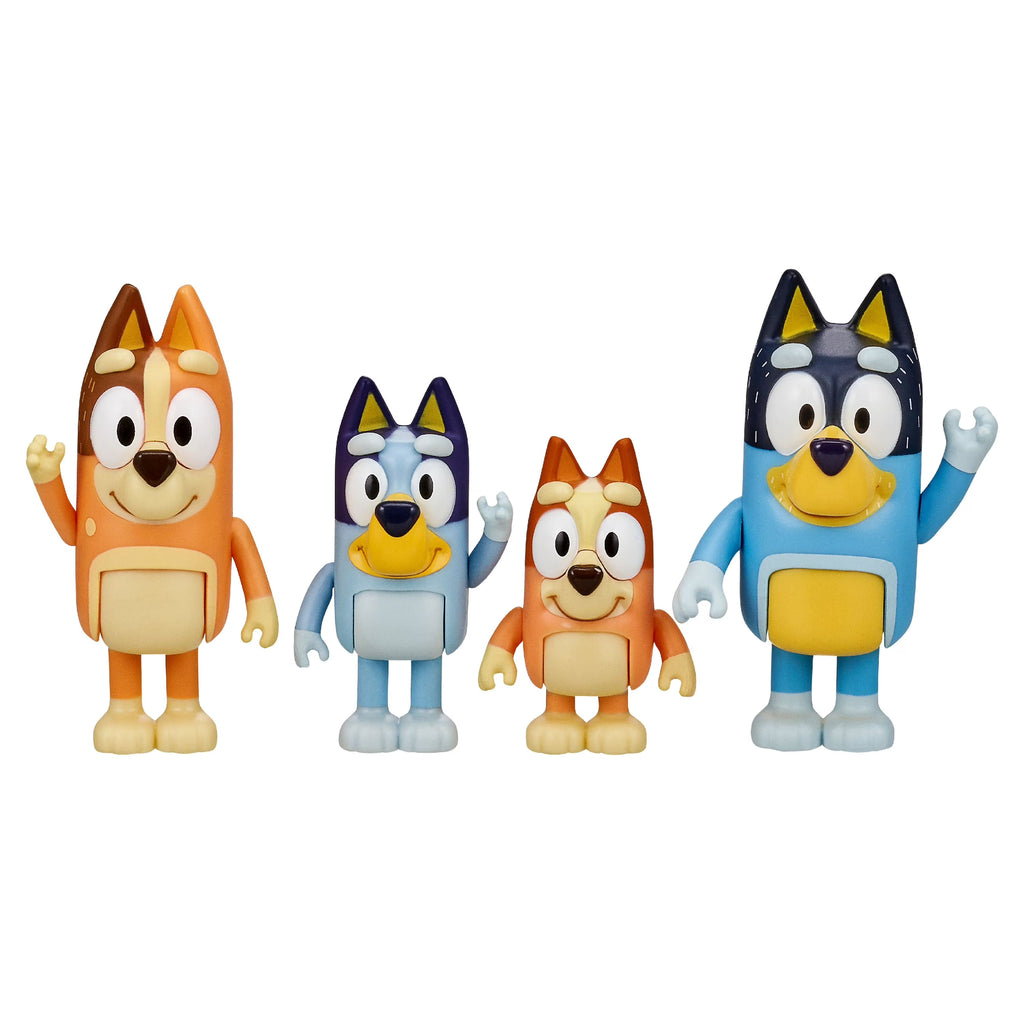 Bluey Family 4-Pack Toddler Toy B58366