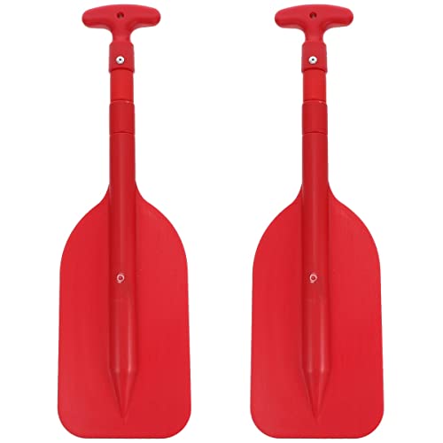 2Pcs Telescopic Kayak Paddle Plastic Aluminum Alloy J6646