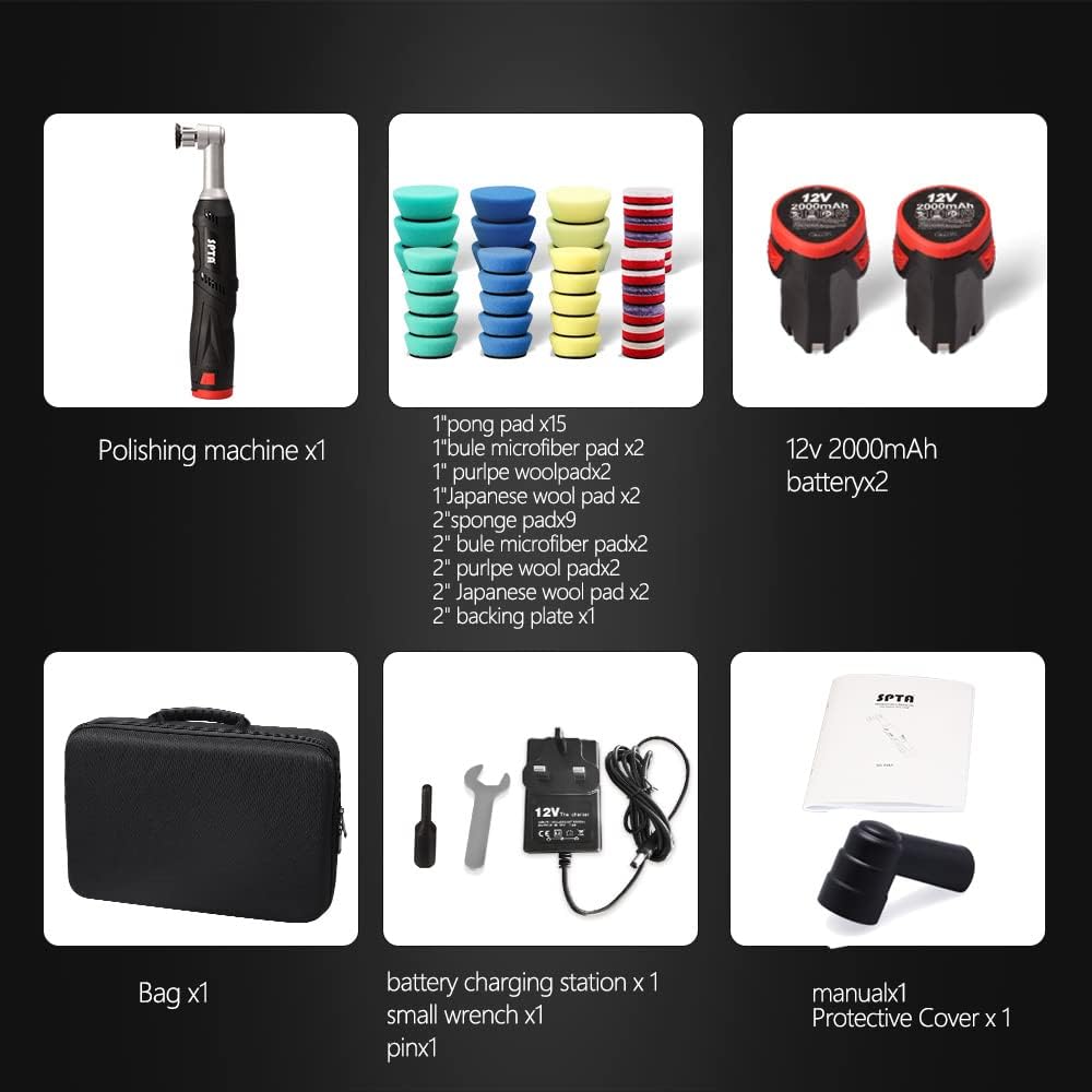 12V Cordless Mini Car Polisher F5919