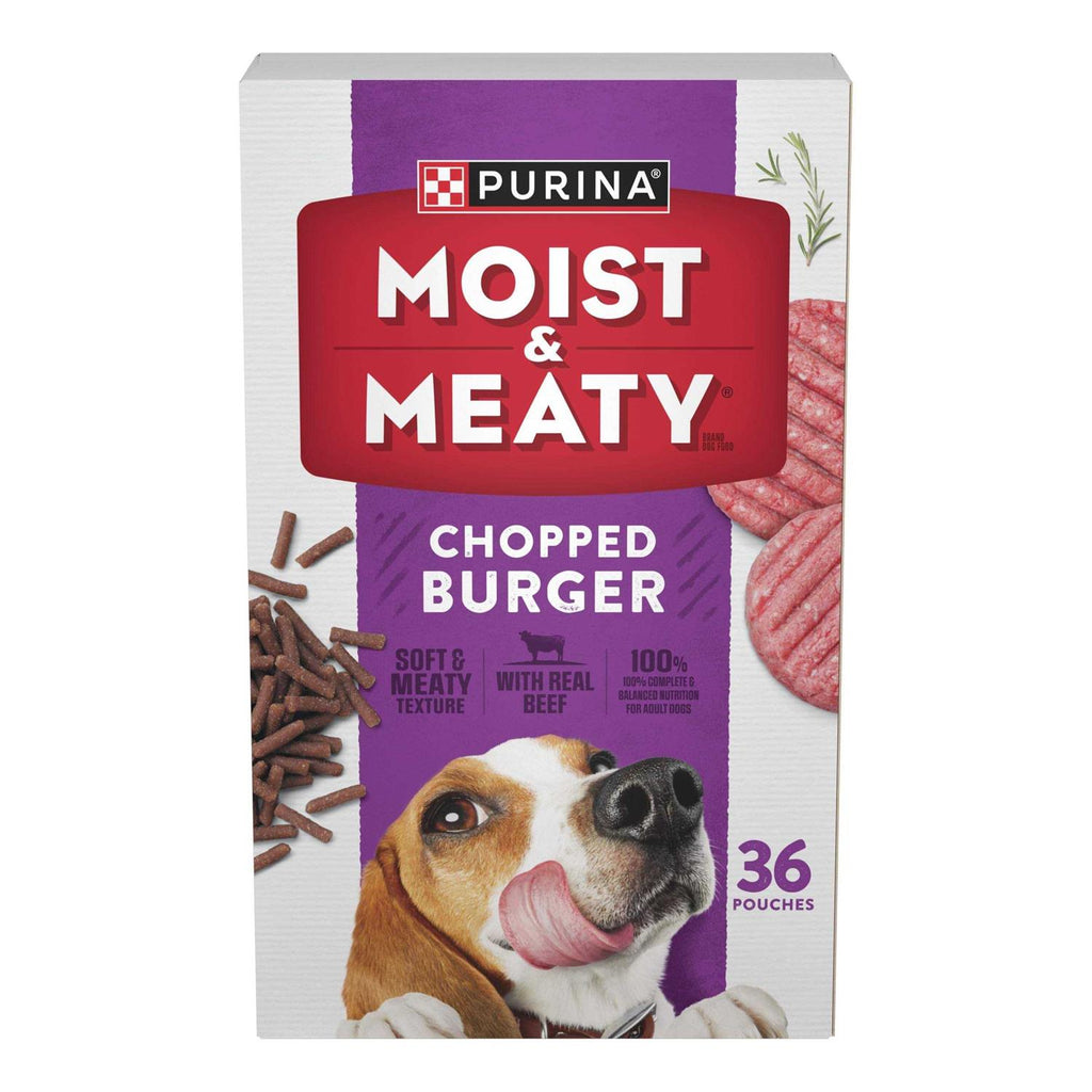 Moist & Meaty Chopped Burger Dog Food L16284