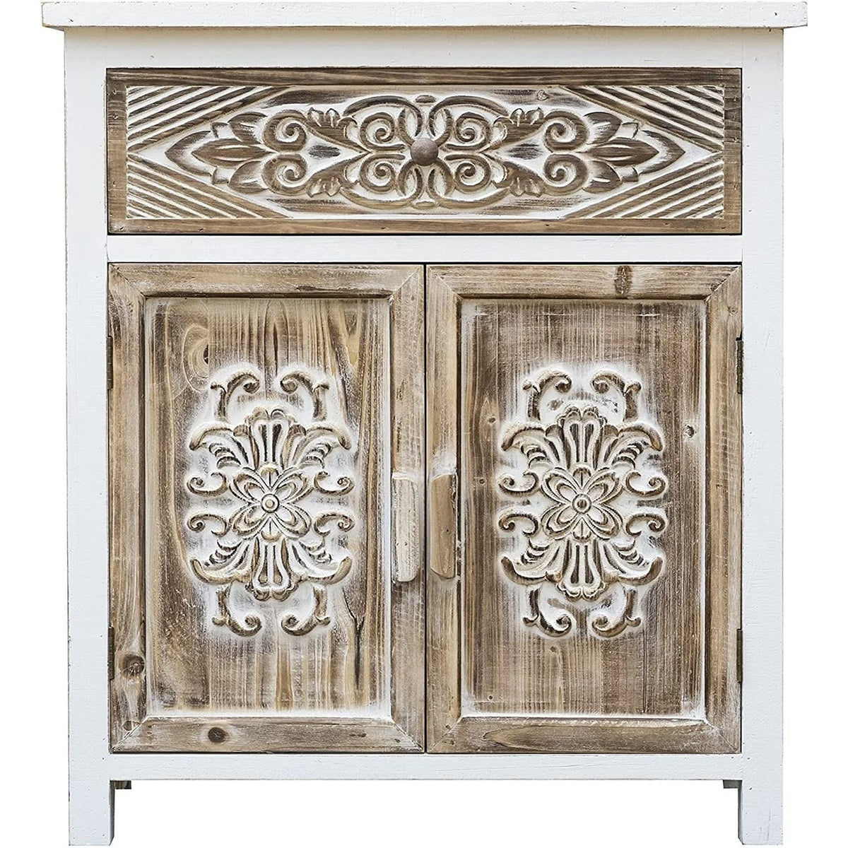 Wood Cabinet with 1 Drawer and 2 Doors P636181