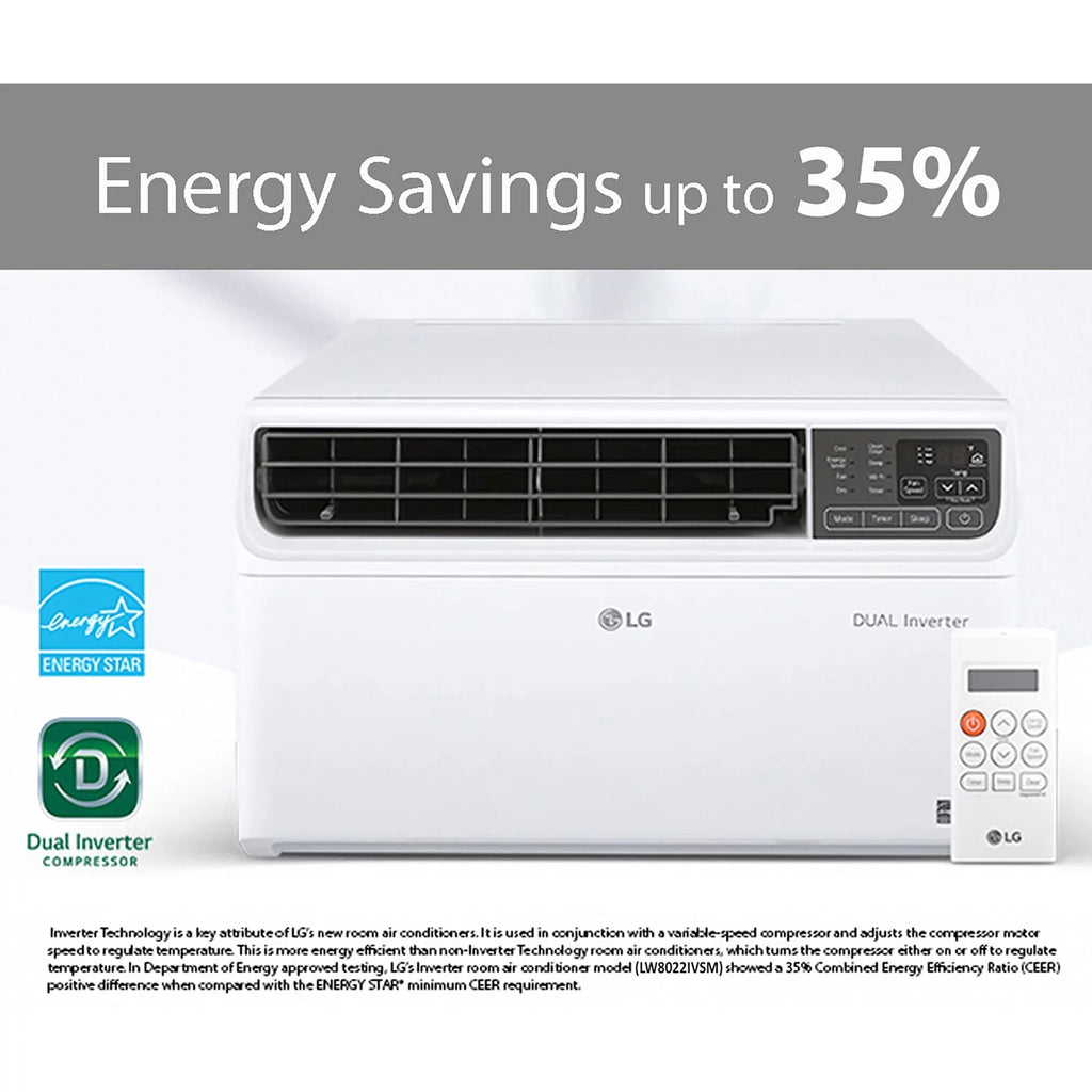 14,000 BTU Window Air Conditioner with Wi-Fi and Remote, White Y71685