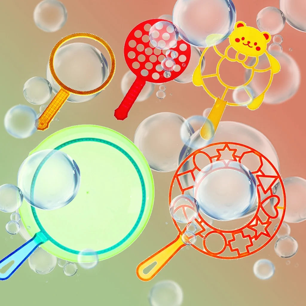 Bubble Wand Set of 5 Assorted Shapes Z3743