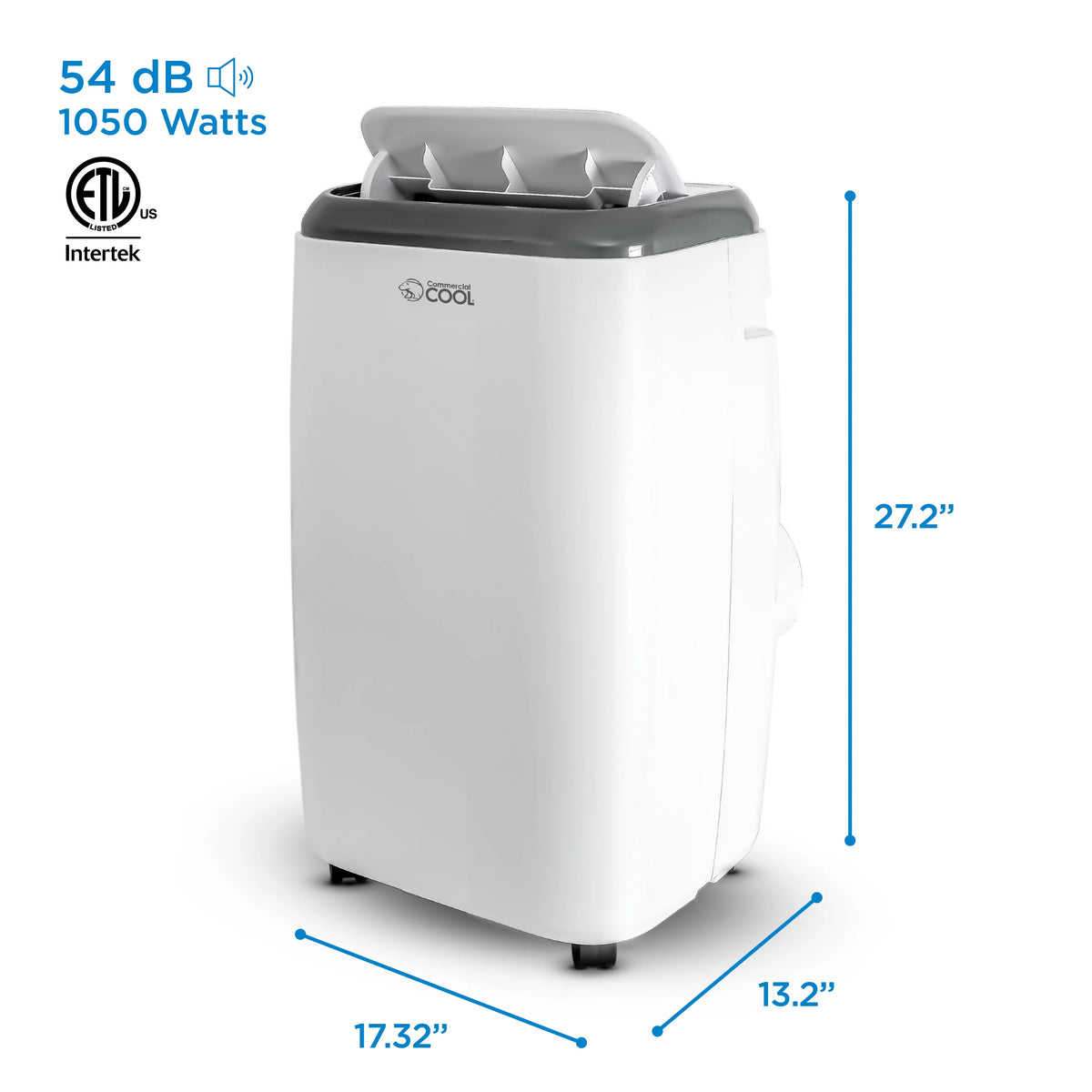 6,000 BTU Portable Air Conditioner with Remote Control, White T57328