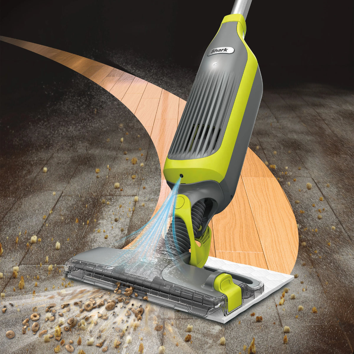 Cordless Hard Floor Vacuum Mop with Disposable Pad F539