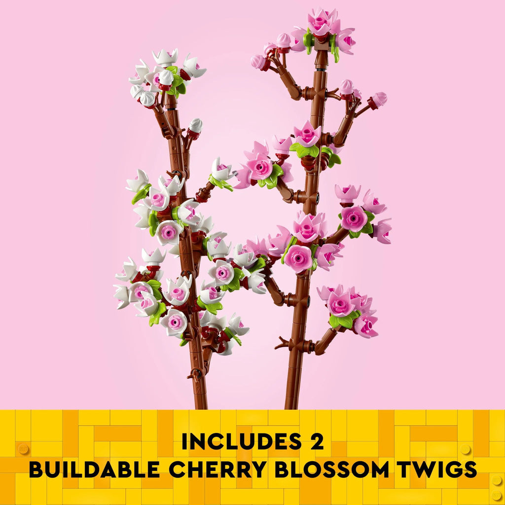 White and Pink Cherry Blossom Building Set O279705