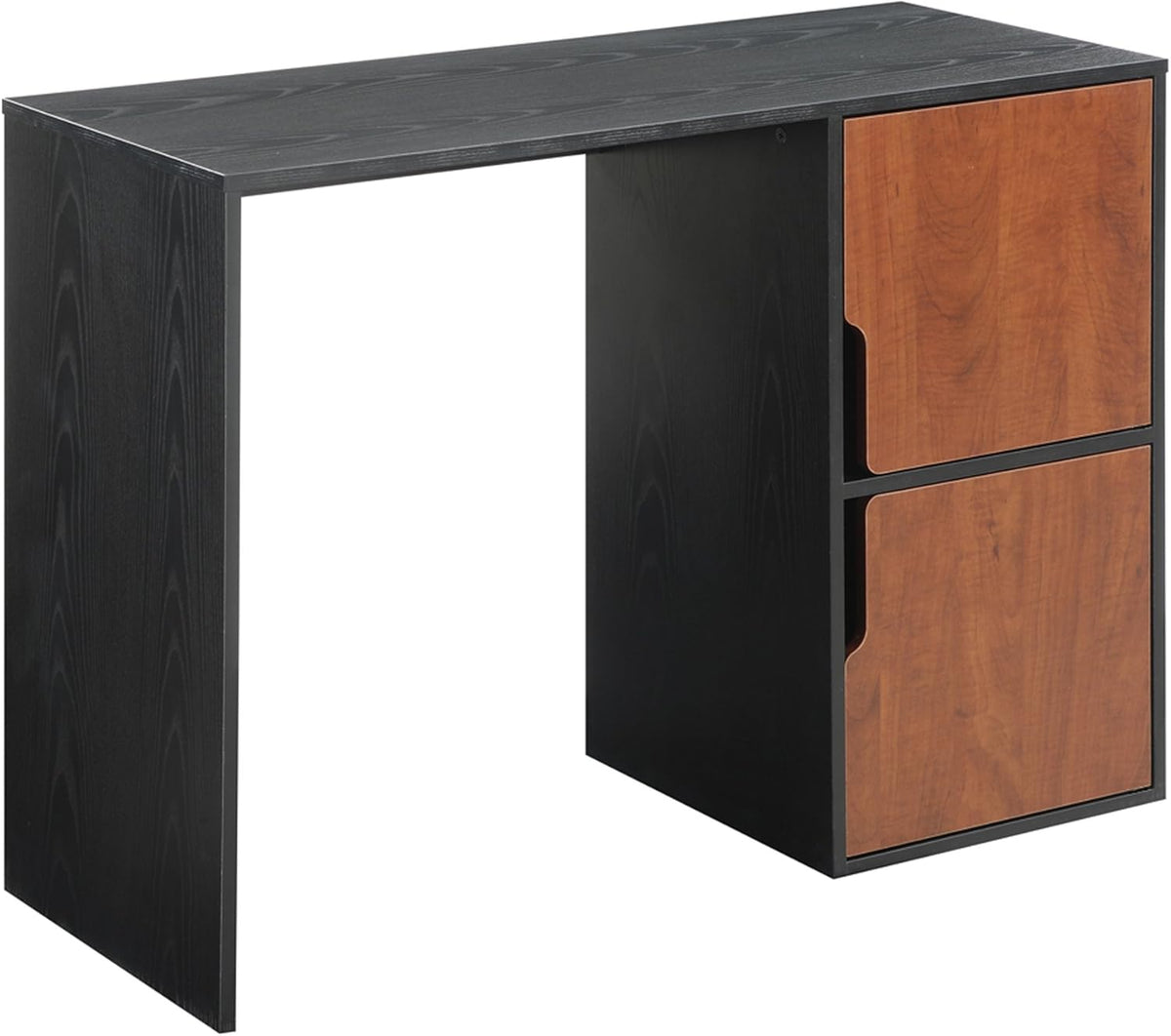 White Student Desk with Storage Cabinets B679302