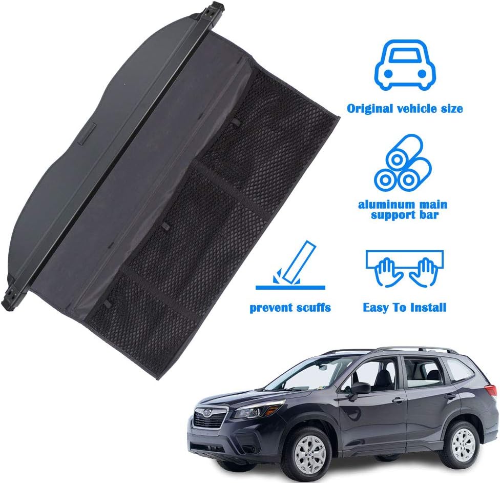 Cargo Cover with Extra Storage Net for Subaru Forester 2019 2020 2021 2022 U558521