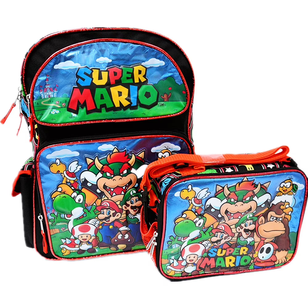16" School Backpack with Lunch Bag X555795