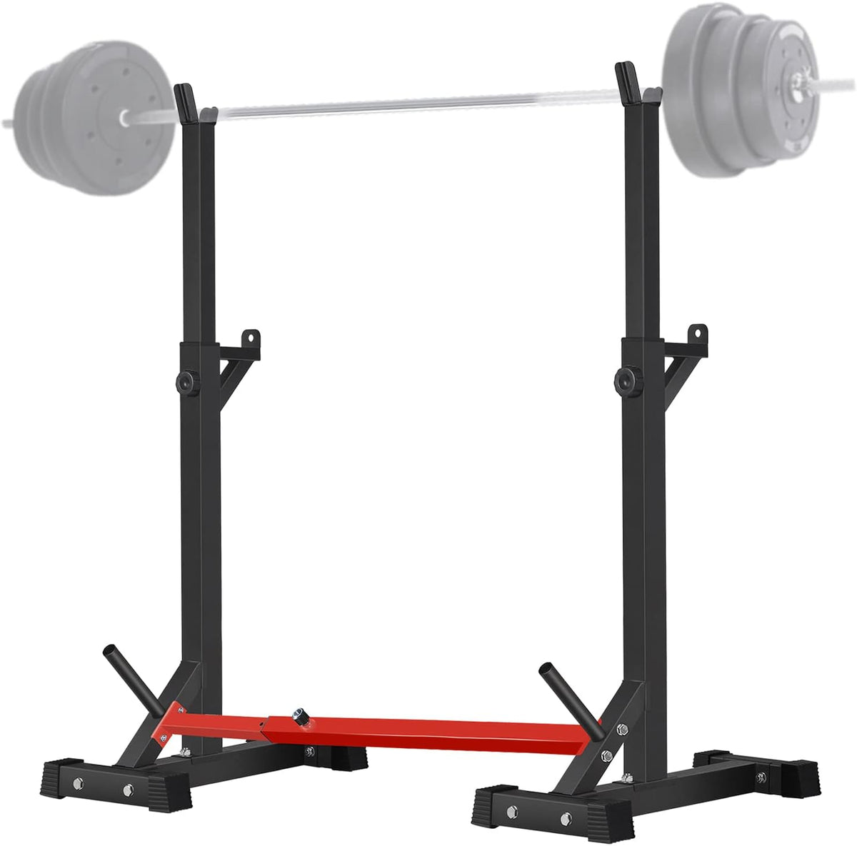Adjustable Squat Rack Stand Barbell Rack Weight Lifting Gym Dumbbell Racks Home Gym Bench Press Rack 600Lbs H4253