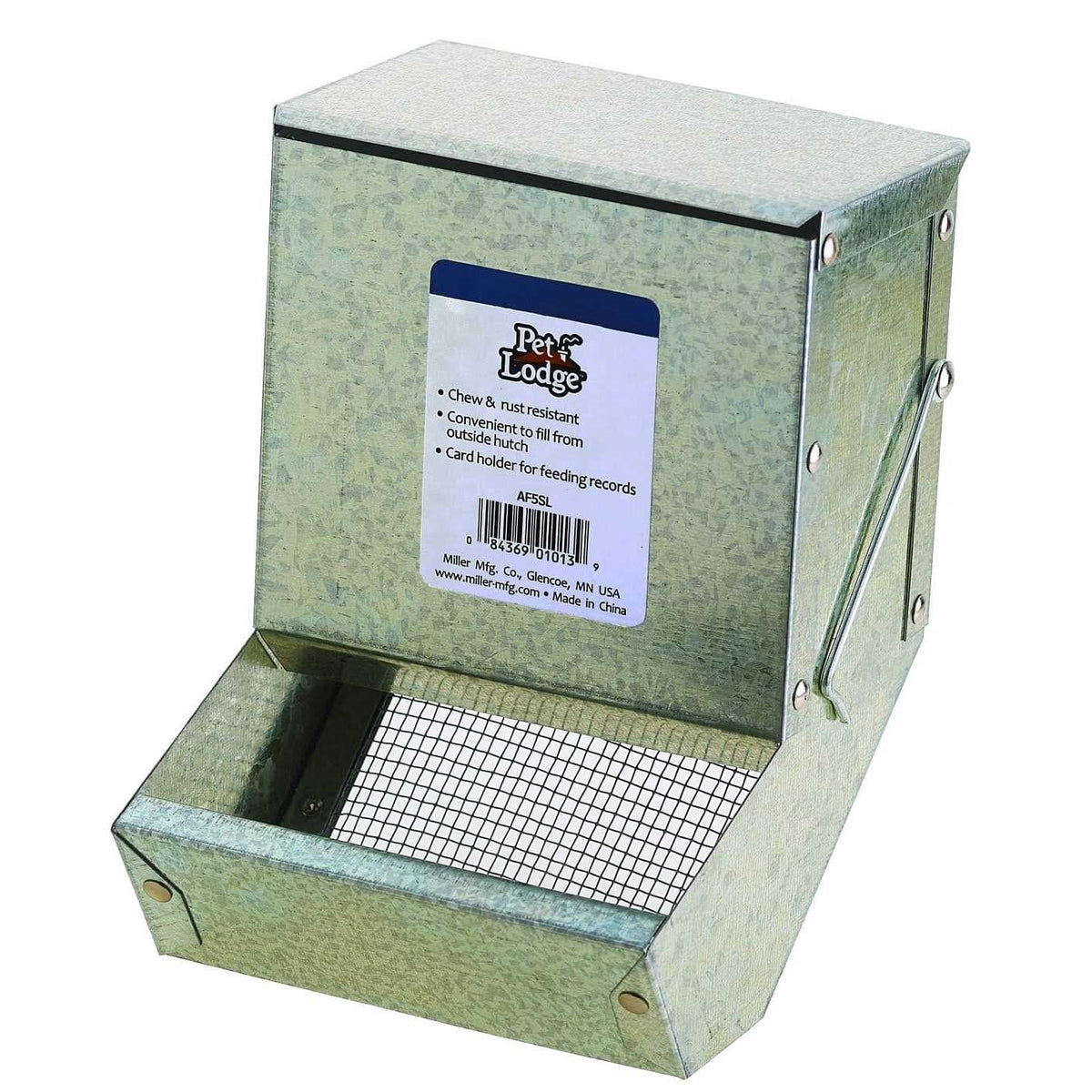 Pet Feeder with Sifter Bottom & Lid R8867