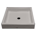 60x22 x 30x22 Single Threshold Shower Base Biscuit Y933