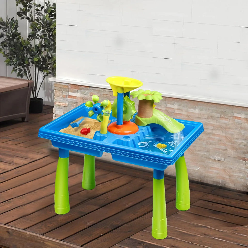 Water Tables for Toddlers Outdoor Sand Toys 38Pcs Set D580