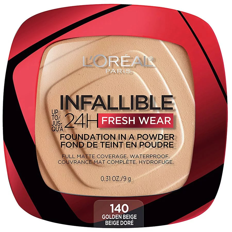 Golden Beige Powder Foundation 0.31oz Pack of 2 W996745