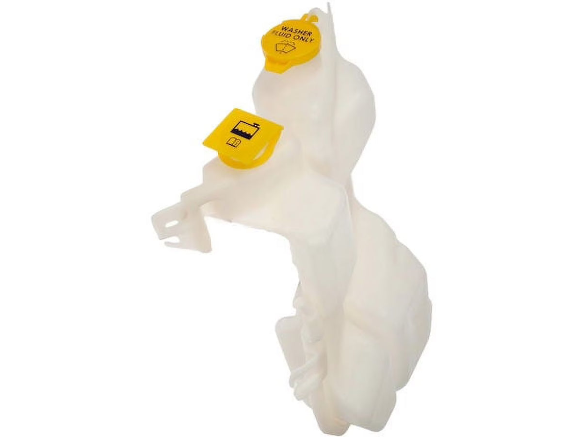 Radiator Coolant Overflow Expansion Tank and Windshield Washer Fluid Reservoir with Caps M4146