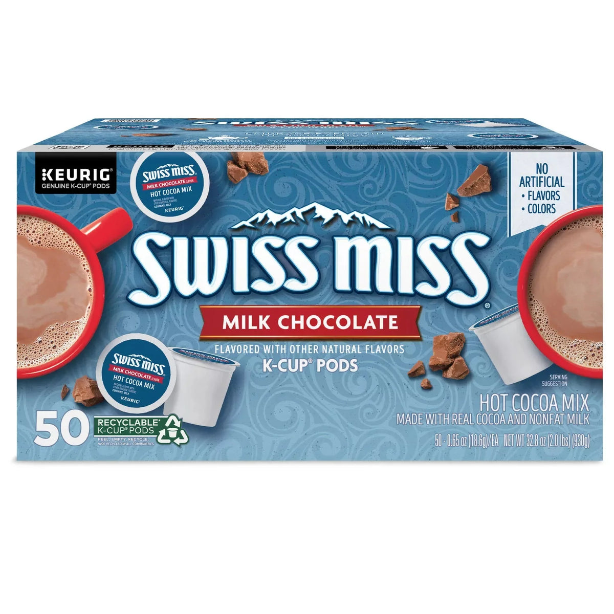 Milk Chocolate Cocoa K-Cup Pods, 0.65 Ounce (50 Count) O741638