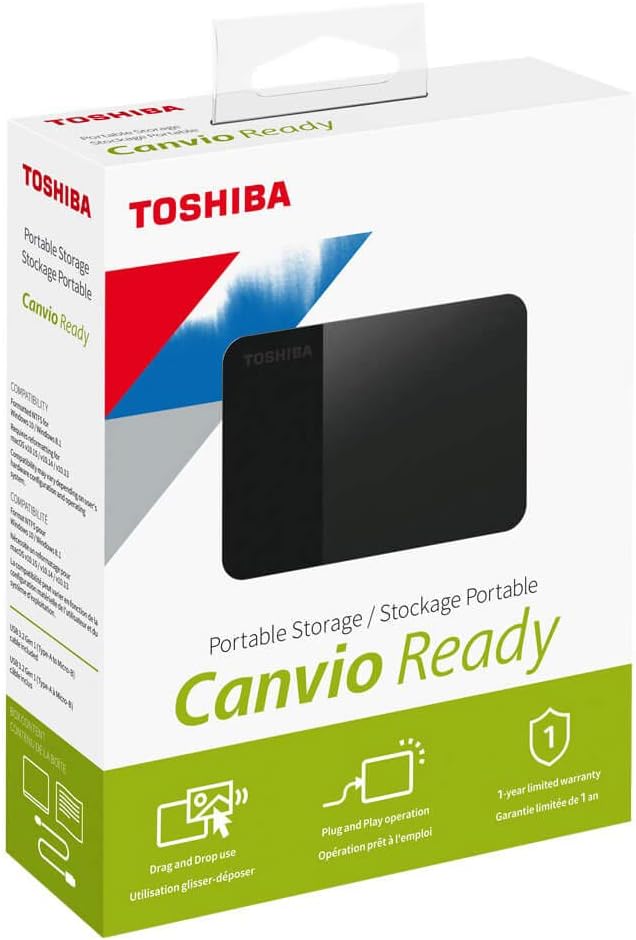 2TB Black External Hard Drive K3379