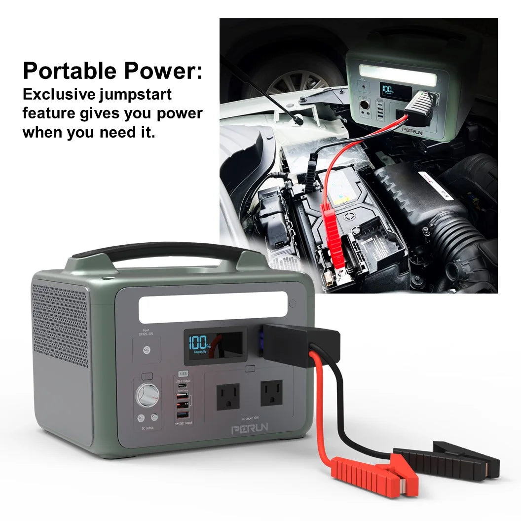 1200 Peak Starting Watts 600W Continuous Portable Power Station I809