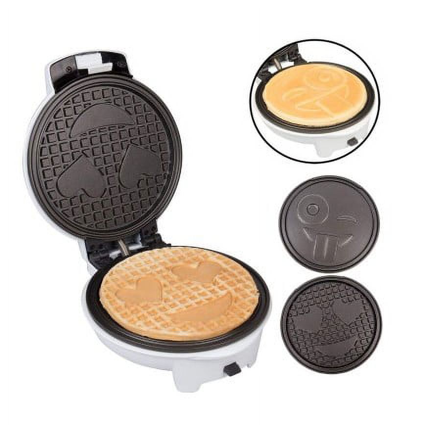 Non-stick Electric Waffler & Pancake Maker with Interchangeable Plates D49794