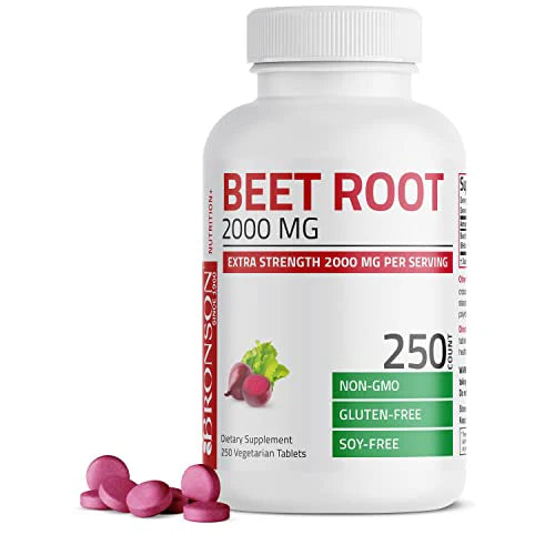 Beet Root 2000mg 250 Vegetarian Tablets D820