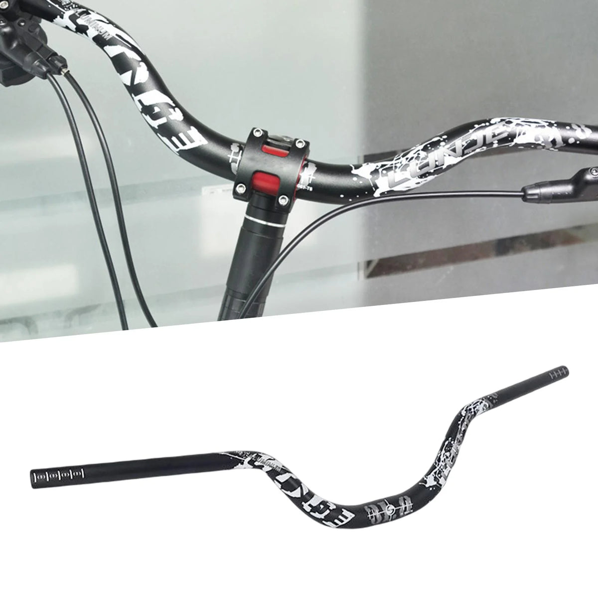 Black 720mm Riser Handlebar Q838323