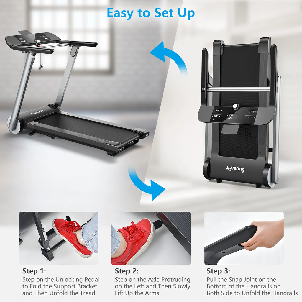 Folding Electric Treadmill F5979