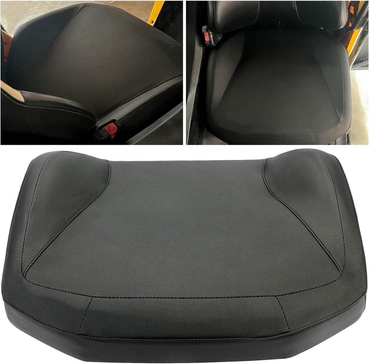 Black Bottom Seat Cushion & Cover Kit for Can-Am Commander Maverick E821307