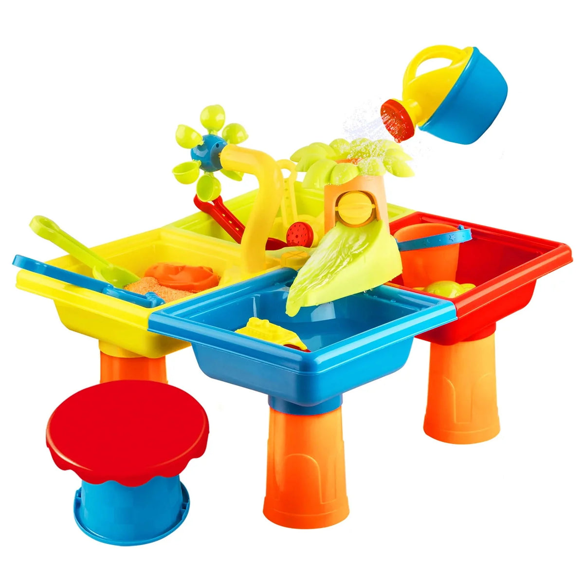 Water Tables for Toddlers Outdoor Sand Toys 38Pcs Set D580