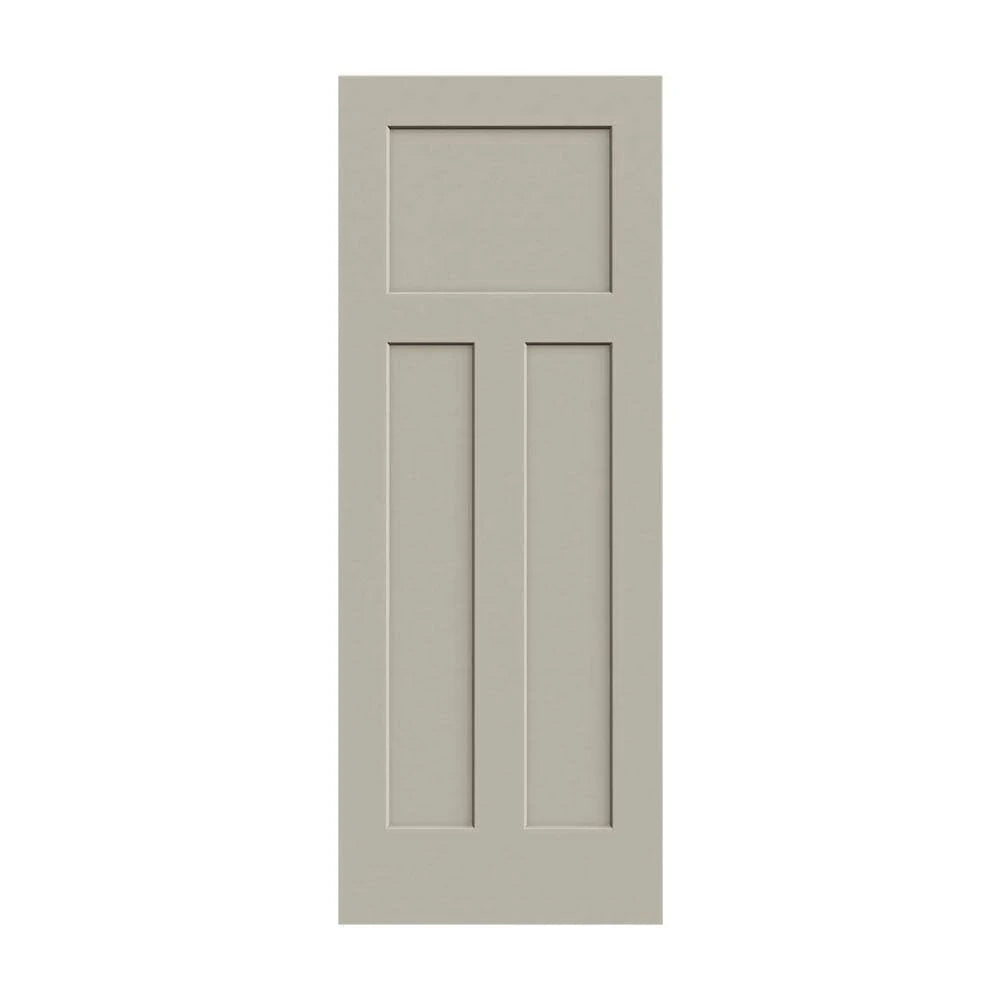 32 in. x 80 in. Desert Sand Painted Molded Composite MDF Interior Door Slab X308499
