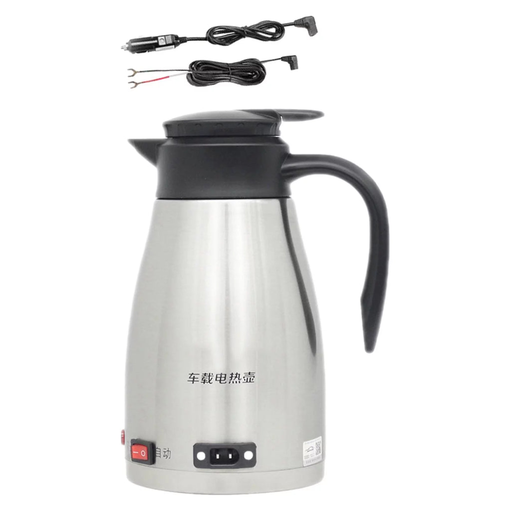 12V Stainless Steel Car Electric Kettle 1300ml H35855